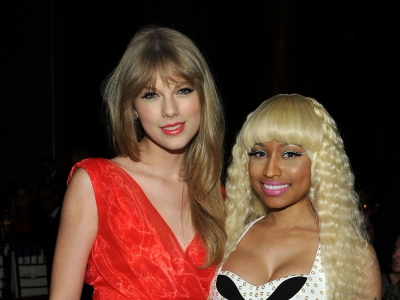 Nicki Minaj and Taylor Swift Feud Meme Template