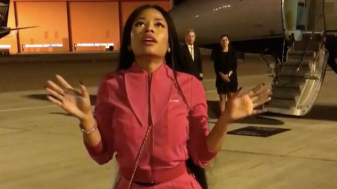 Nicki Minaj Prague Challenge Meme Template