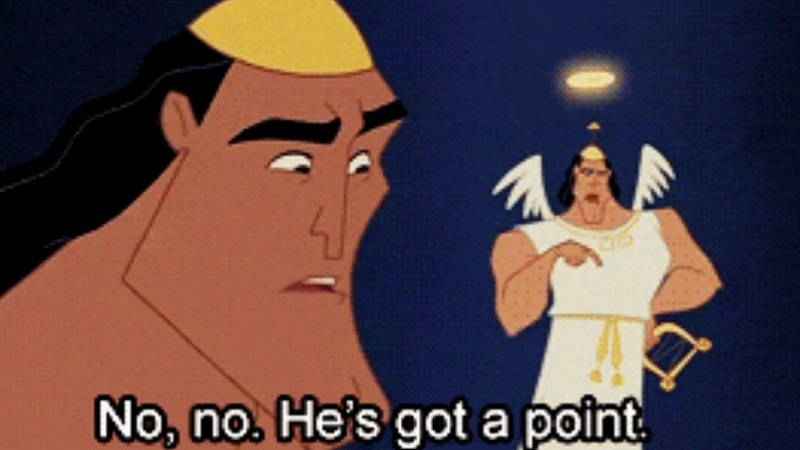 No, No. He's Got a Point Meme Template