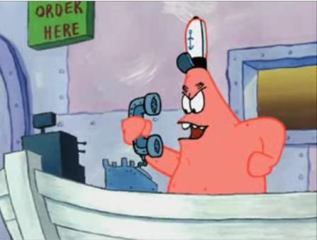 No, This Is Patrick Meme Template