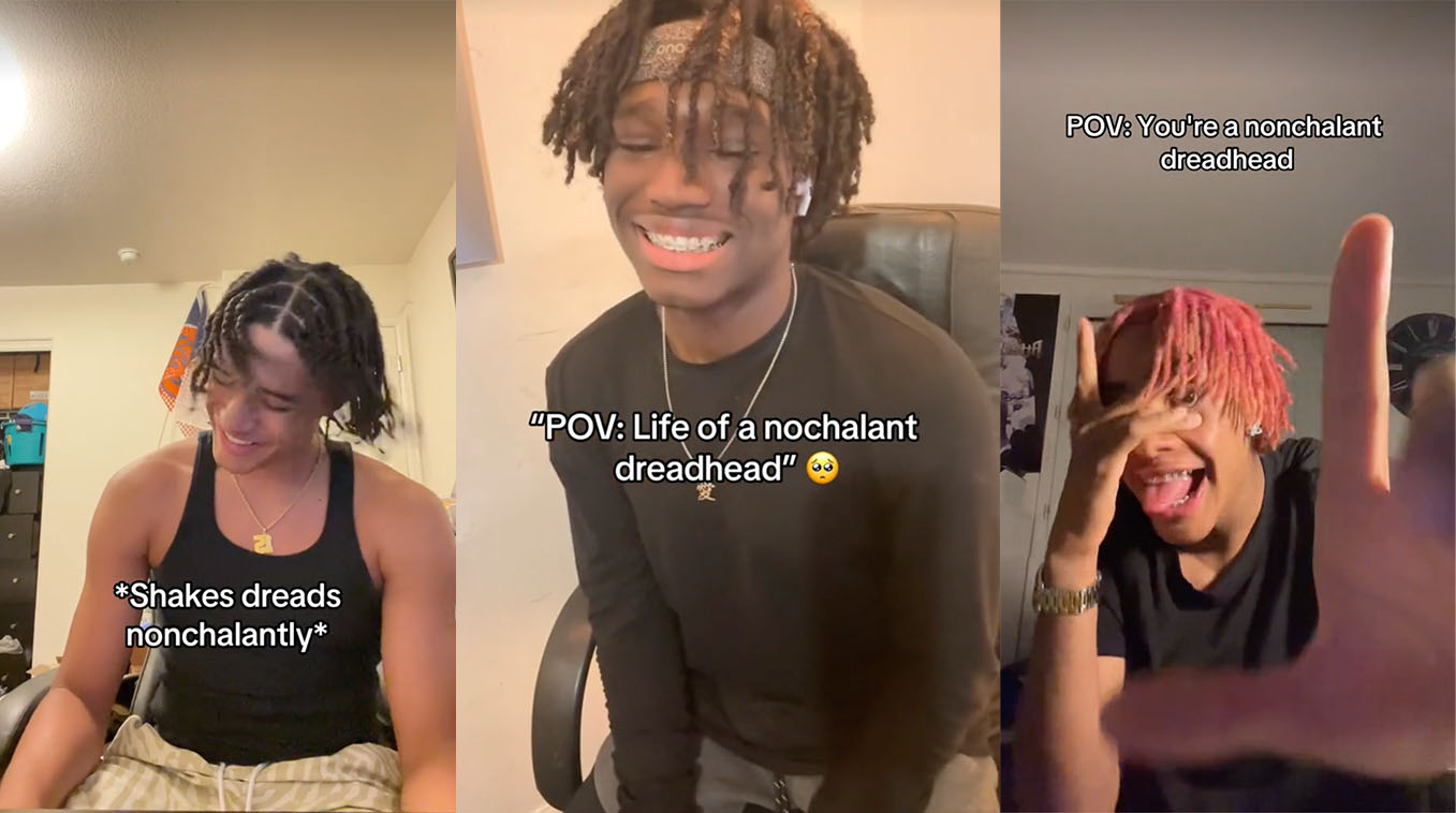 Nonchalant Dreadhead Meme Template