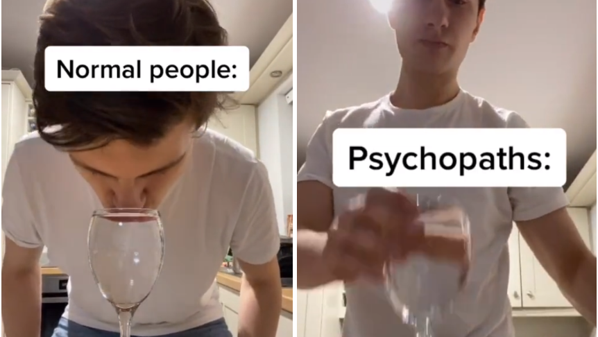 Normal People Versus Psychopaths Meme Template