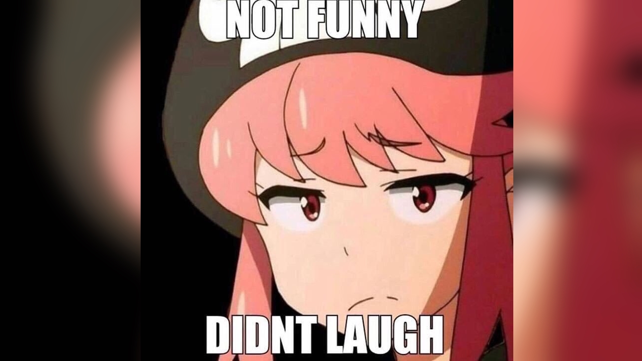 Not Funny, Didn't Laugh Meme Template
