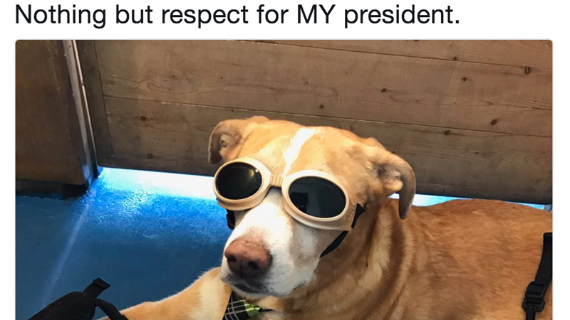 Nothing But Respect for My President Meme Template