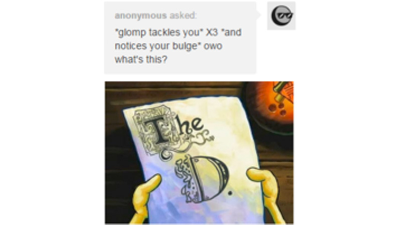 Notices Bulge / OwO What's This? Meme Template