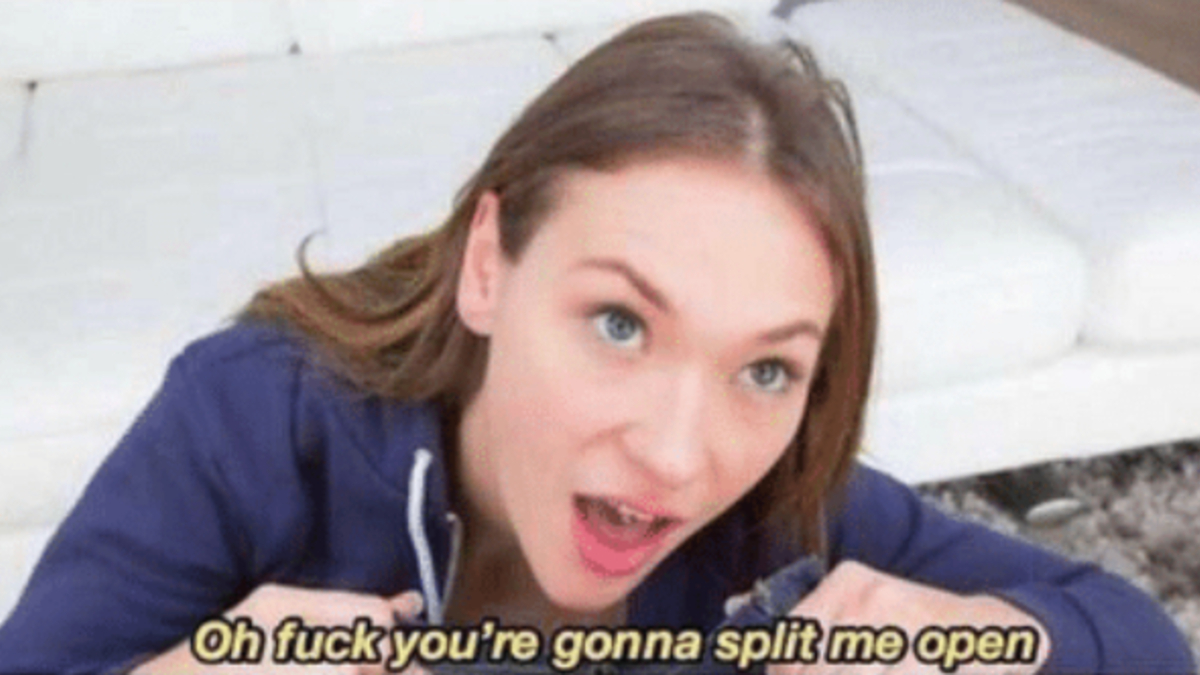 Oh Fuck You're Gonna Split Me Open Meme Template