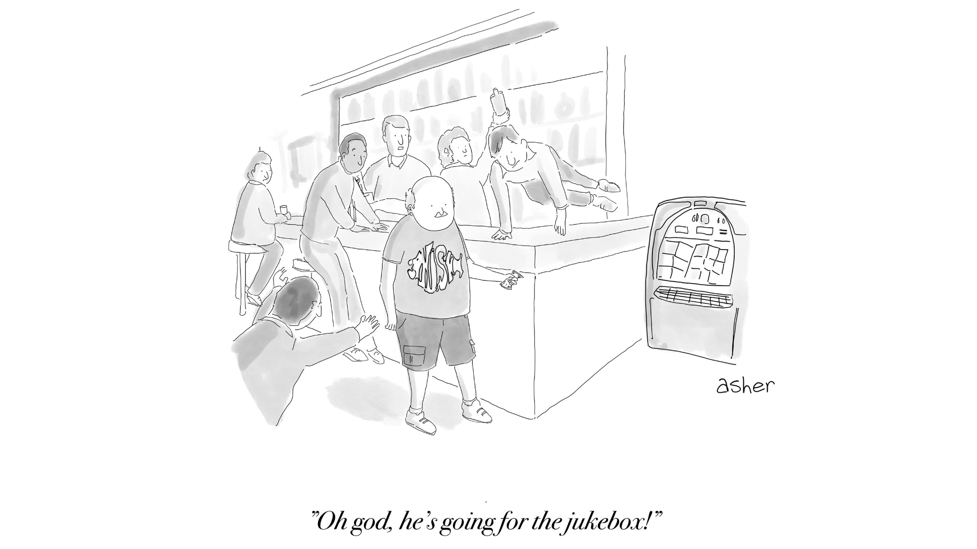 Oh God, He's Going for the Jukebox! Meme Template