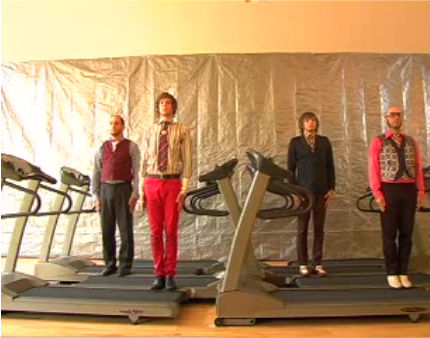 OK Go on Treadmills Meme Template