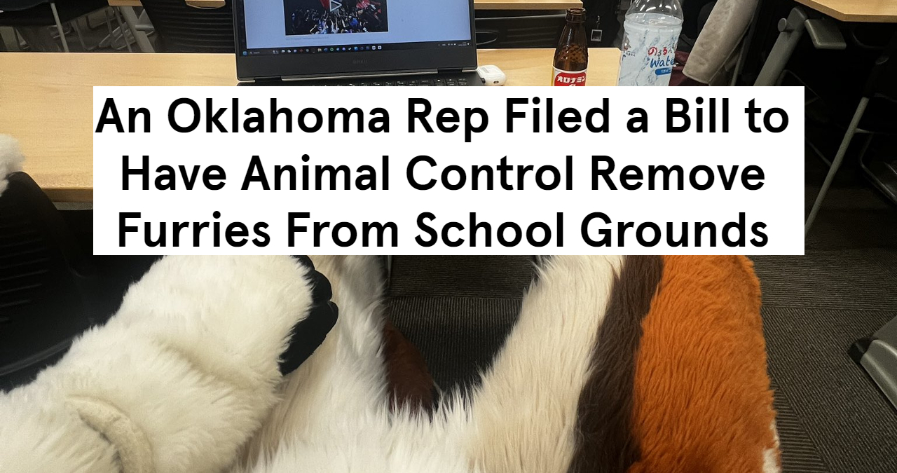 Oklahoma House Bill 3084 / Furries Removed From School by Animal Control Bill Meme Template