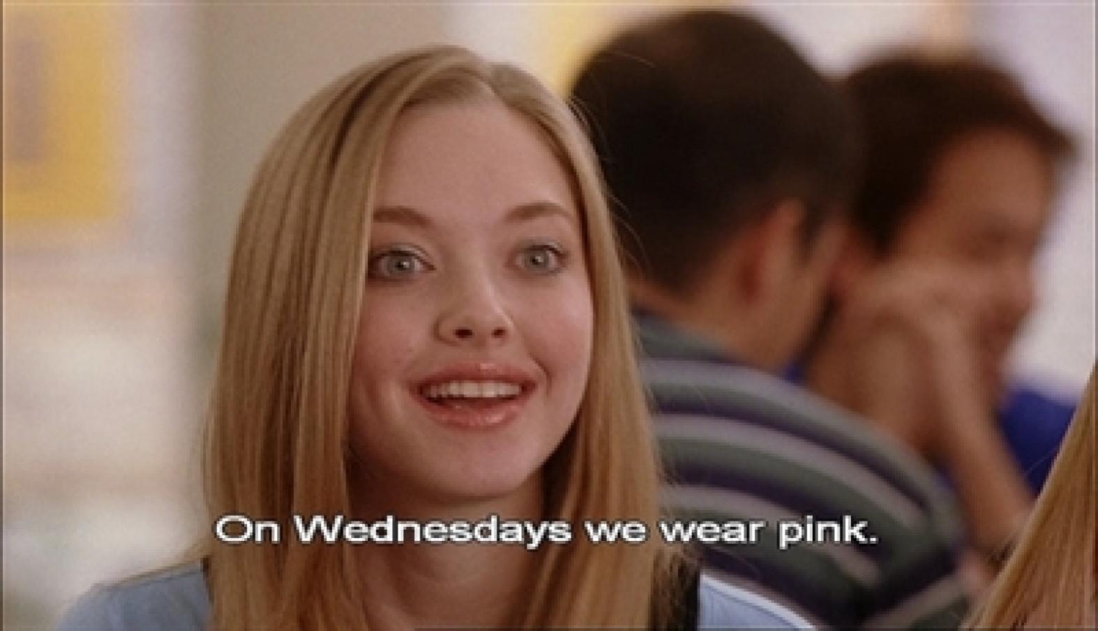 On Wednesdays We Wear Pink