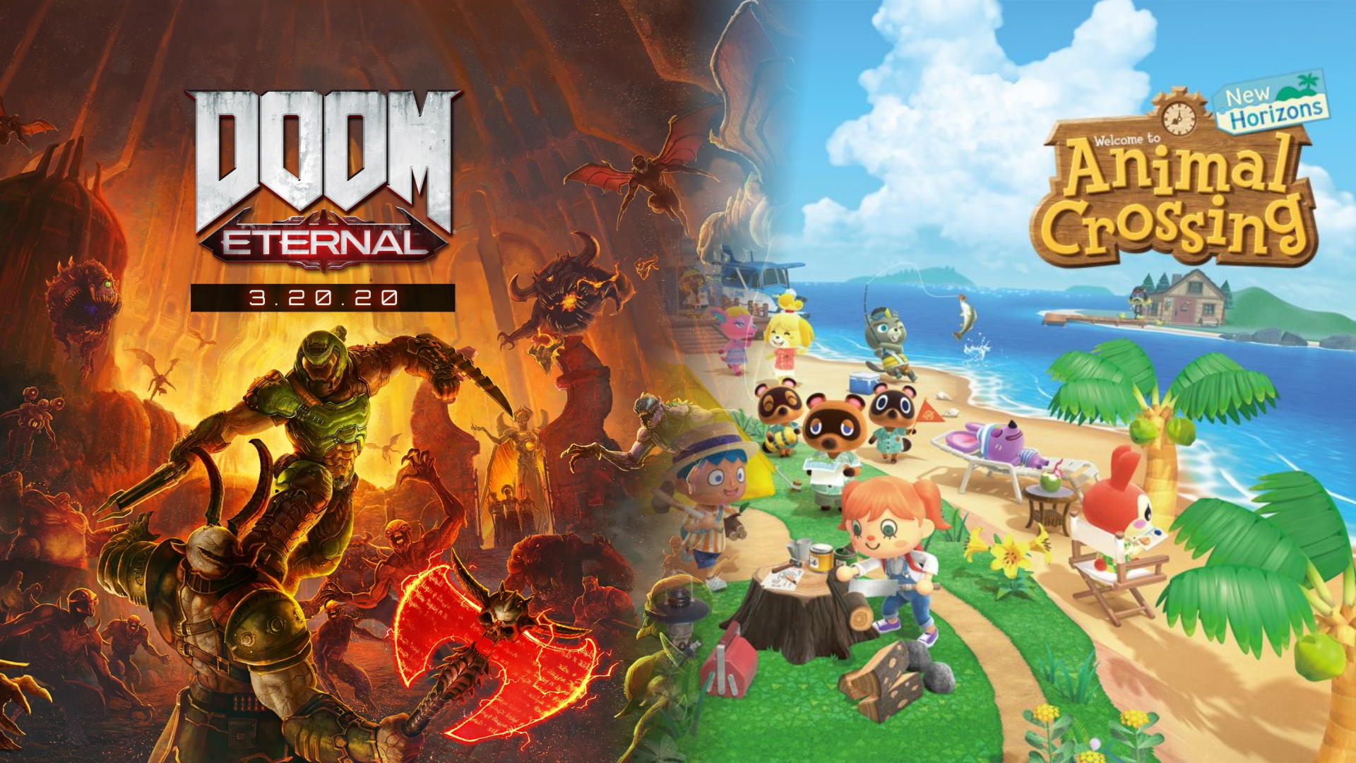 One Copy of Doom Eternal / Animal Crossing: New Horizons, Please