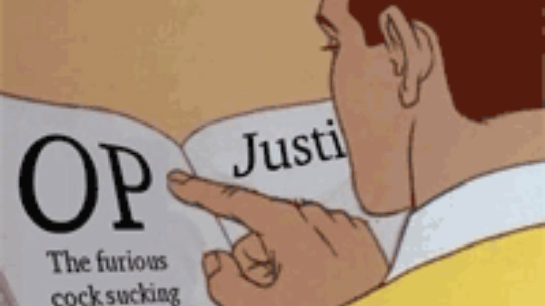 OP is a Faggot Meme Template