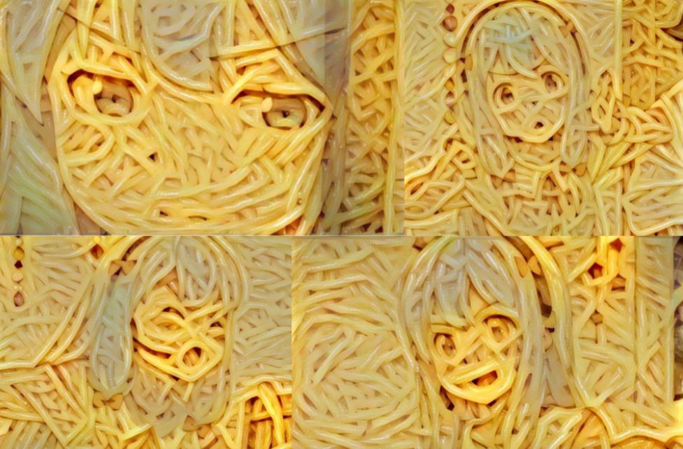 Ostagram Spaghetti Mashups Meme Template