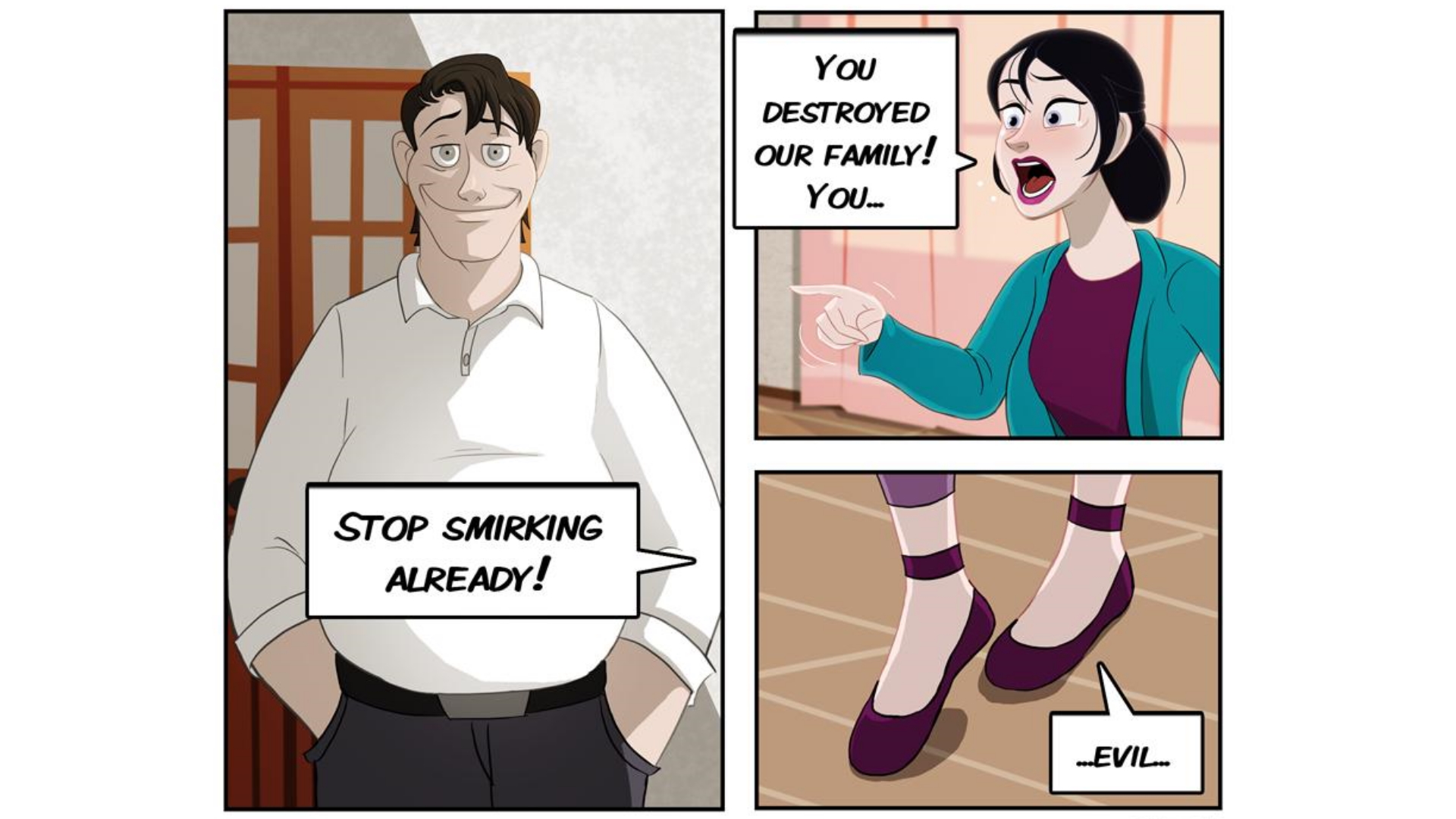 Our Daughter Is Dead! You Destroyed Our Family! Meme Template