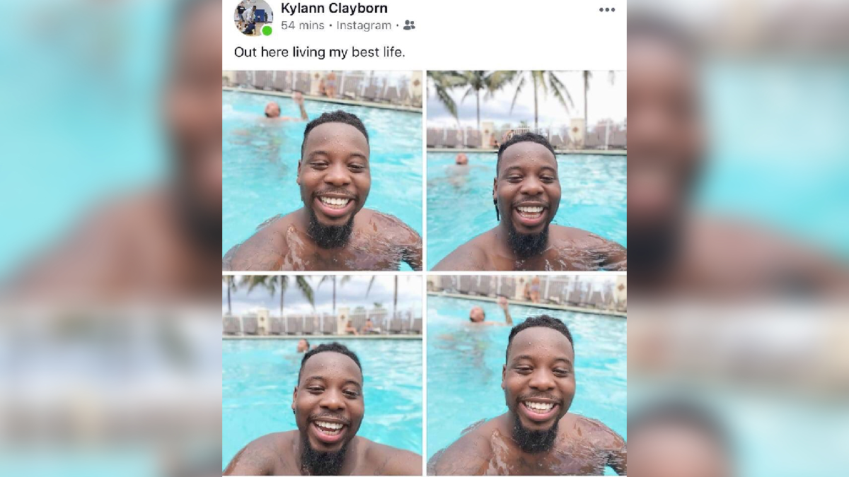 Out Here Living My Best Life Meme Template