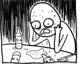 Overconfident Alcoholic Meme Template