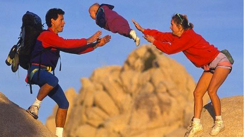 Parents Throwing Baby Meme Template