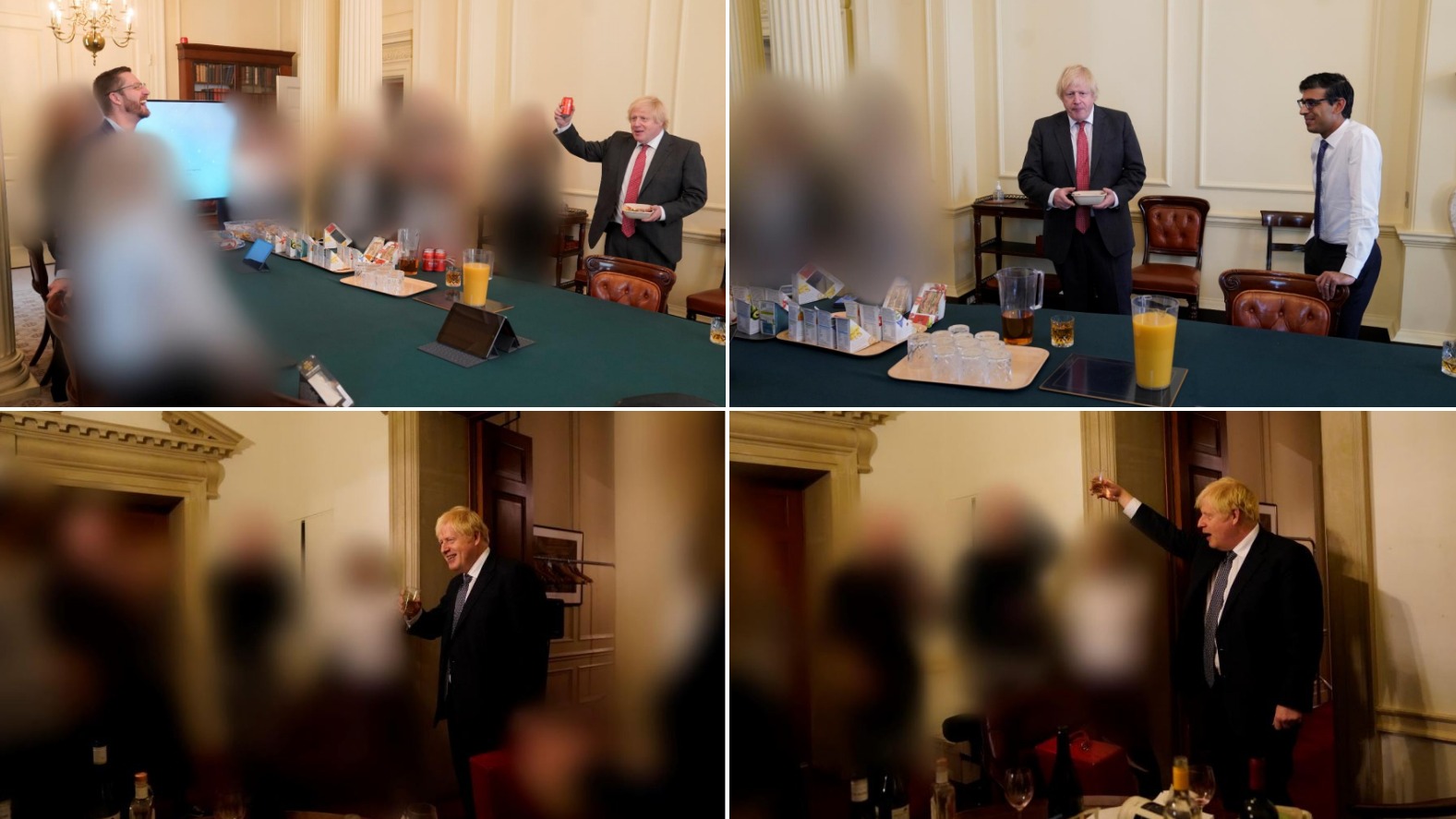 Partygate Meme Template