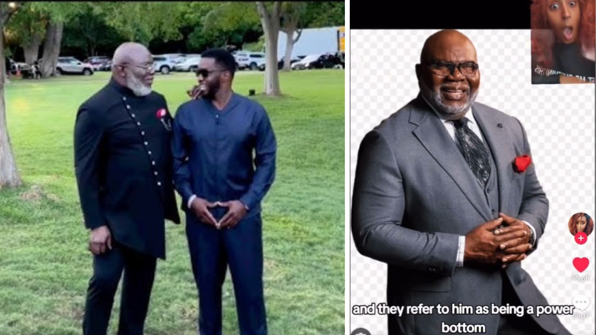 Pastor T.D. Jakes Power Bottom Rumor Meme Template