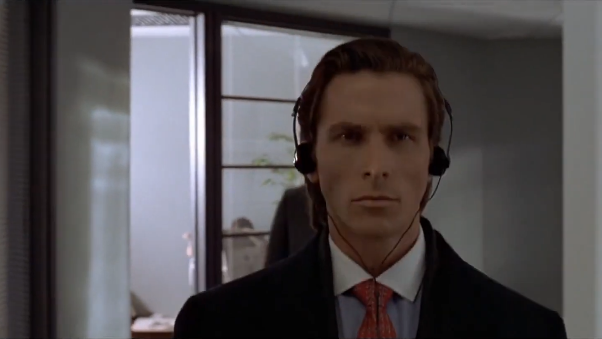 Patrick Bateman Walking Meme Template