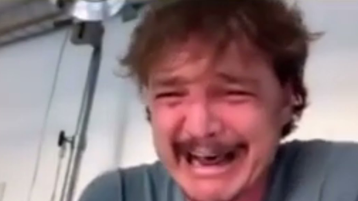 Pedro Pascal Laughing Then Crying Meme Template