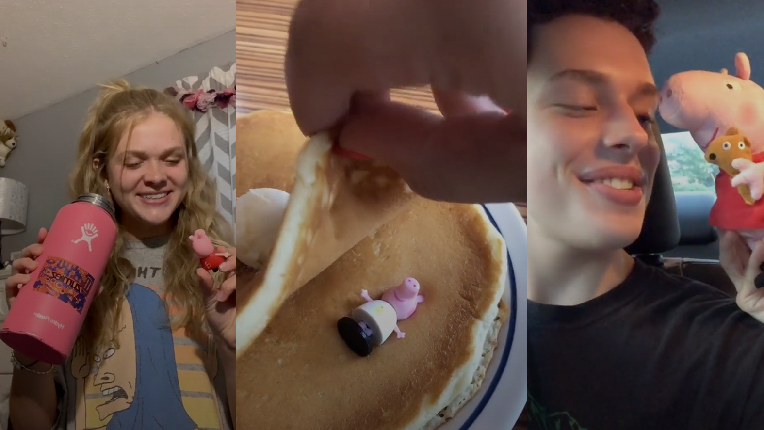 Peppa, What Are You Doing In my Chocolate? Meme Template