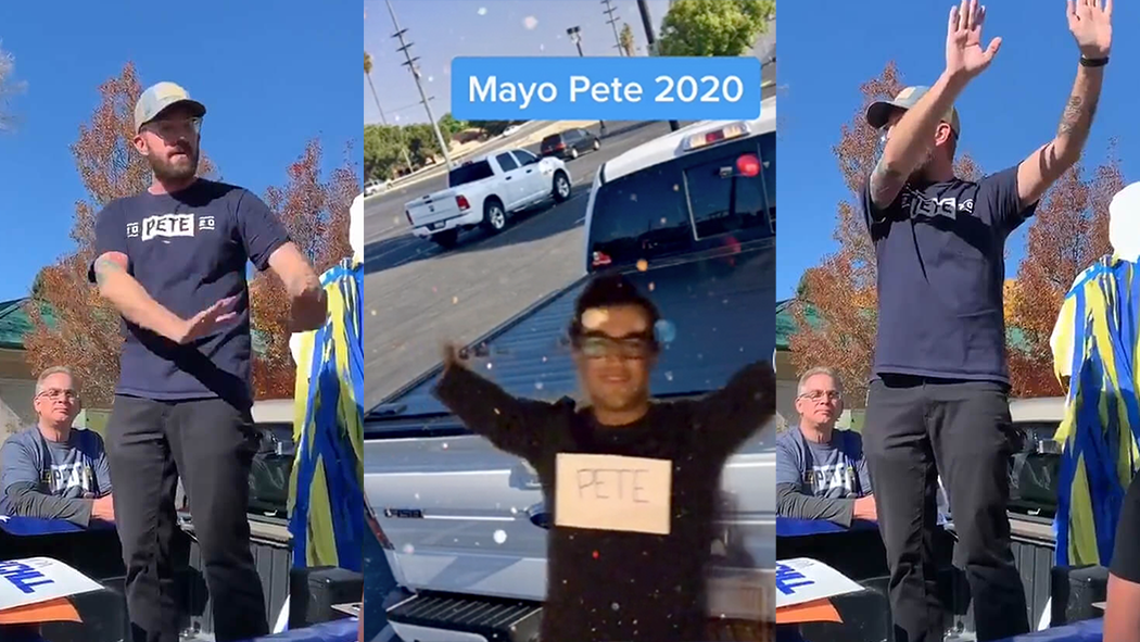 Pete Buttigieg "High Hopes" Dance Meme Template