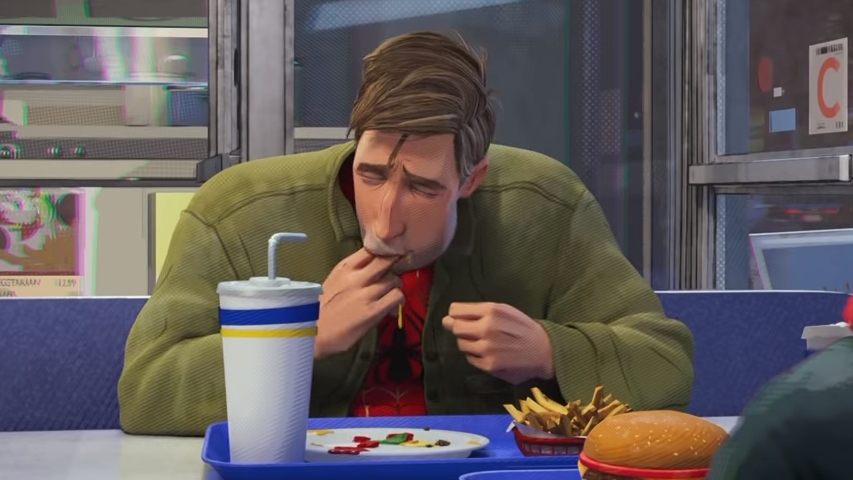 Peter B. Parker Sucking Fingers Meme Template