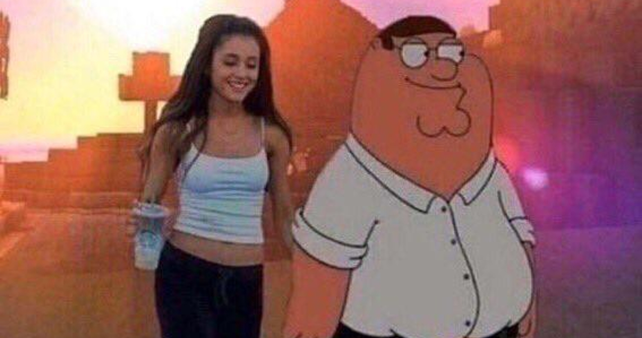 Peter Griffin With Ariana Grande