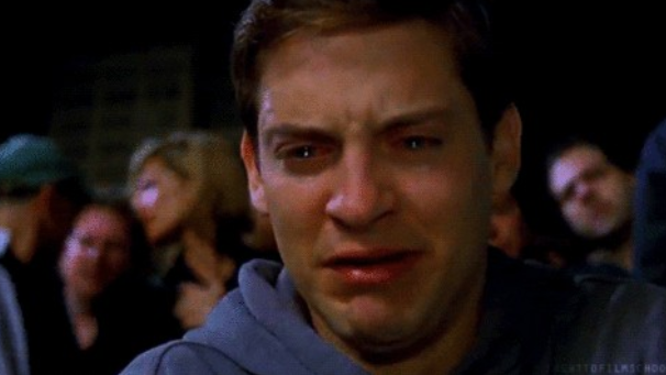 Peter Parker Crying