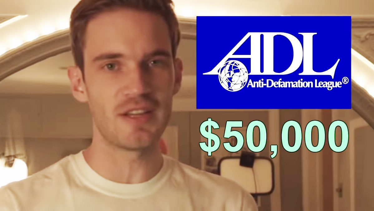 PewDiePie ADL Donation Controversy