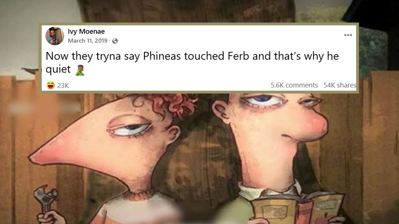 Phineas Touched Ferb And That's Why He Quiet