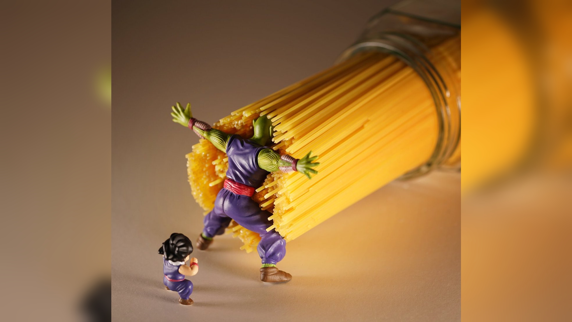 Piccolo vs. Spaghetti Meme Template