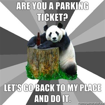 Pickup Line Panda Meme Template