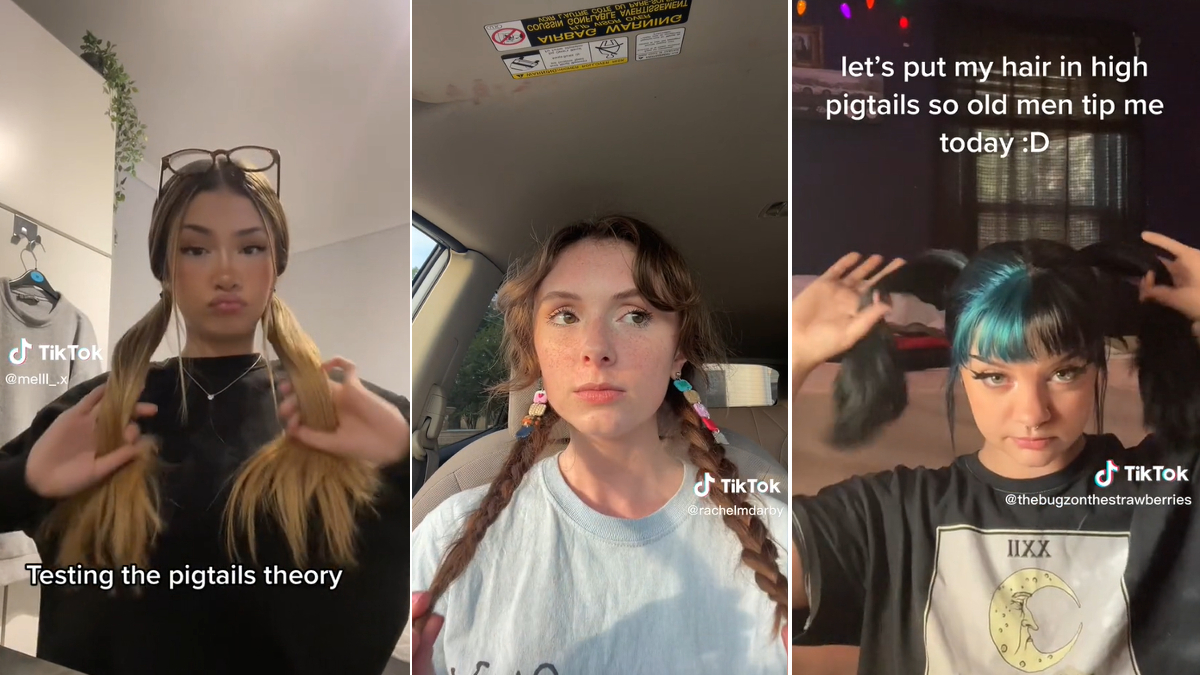 Pigtail Theory / Hair Theory Meme Template