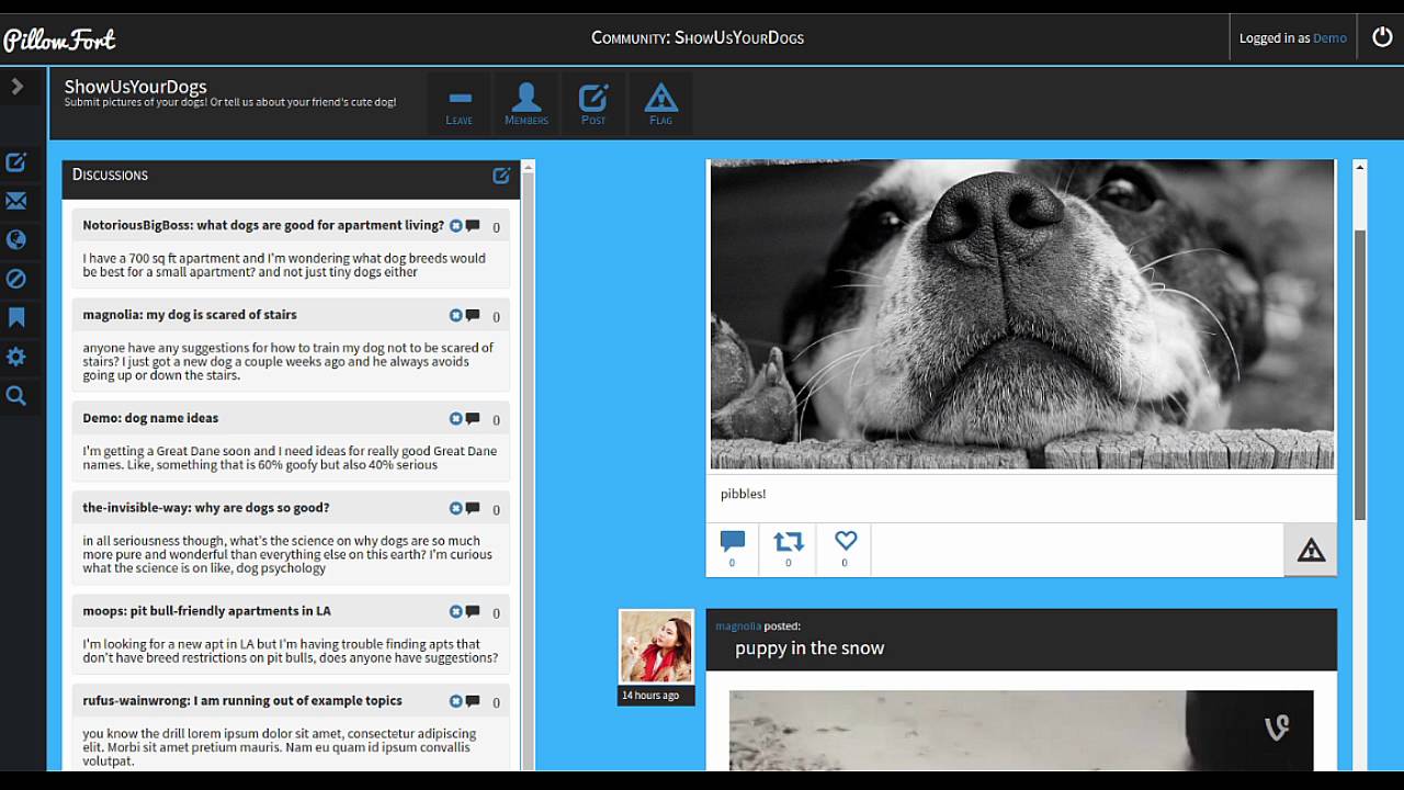 Pillowfort Meme Template