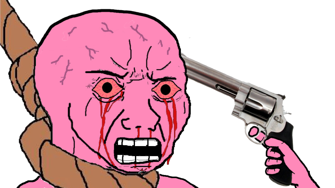 Pink Wojak Meme Template