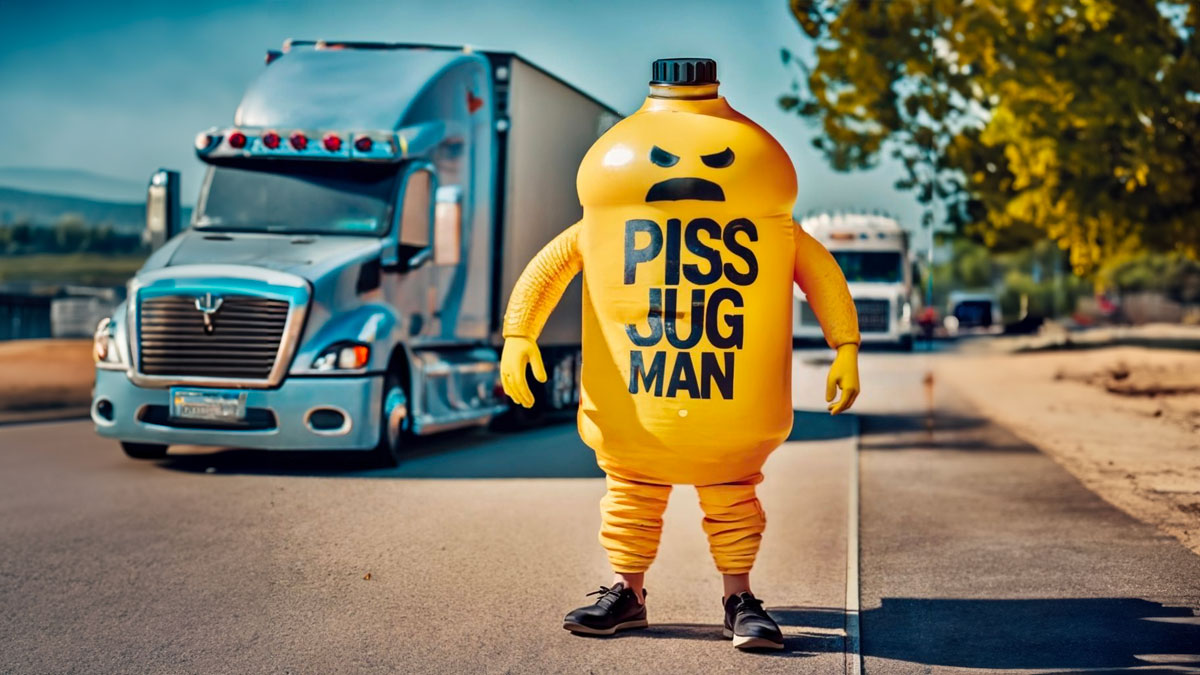 Piss Jug Man Meme Template