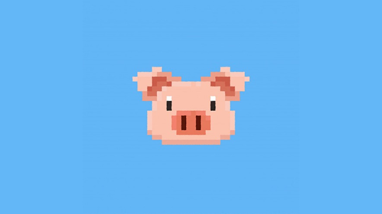 "Pixel Pig" Di Young Meme Template