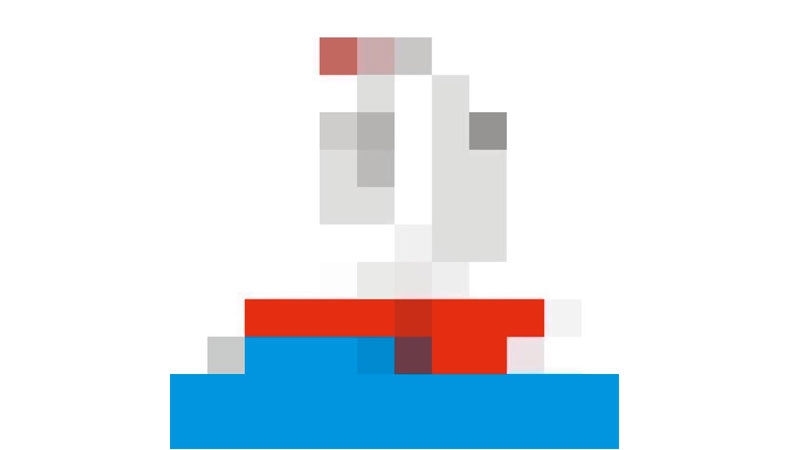 Pixelated Boat