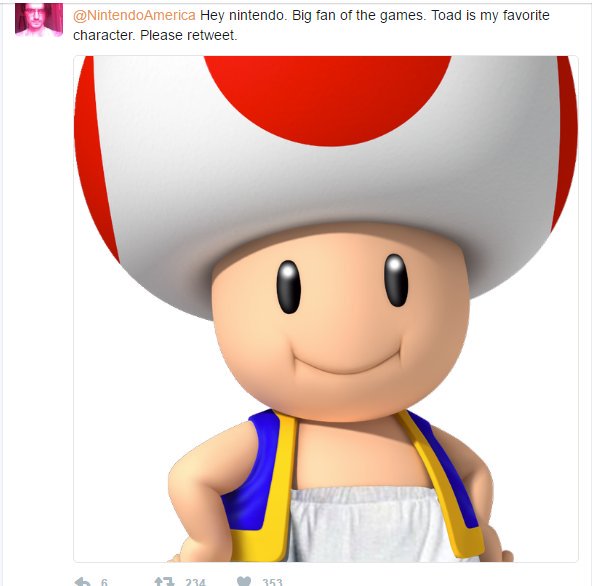 Please Retweet / Diaper Toad Meme Template