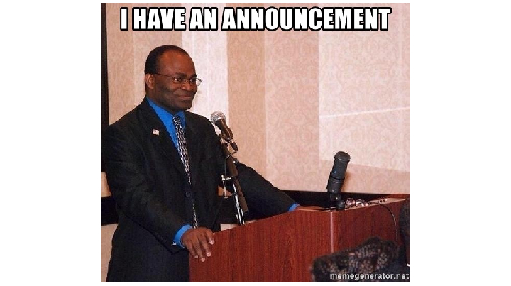 Podium Guy / Black Guy At Podium