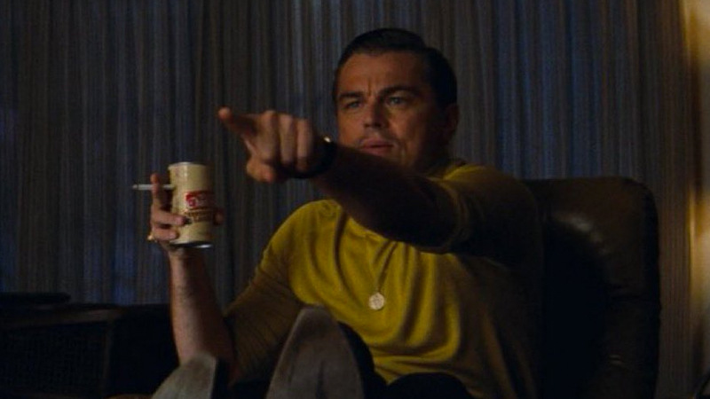 Pointing Rick Dalton