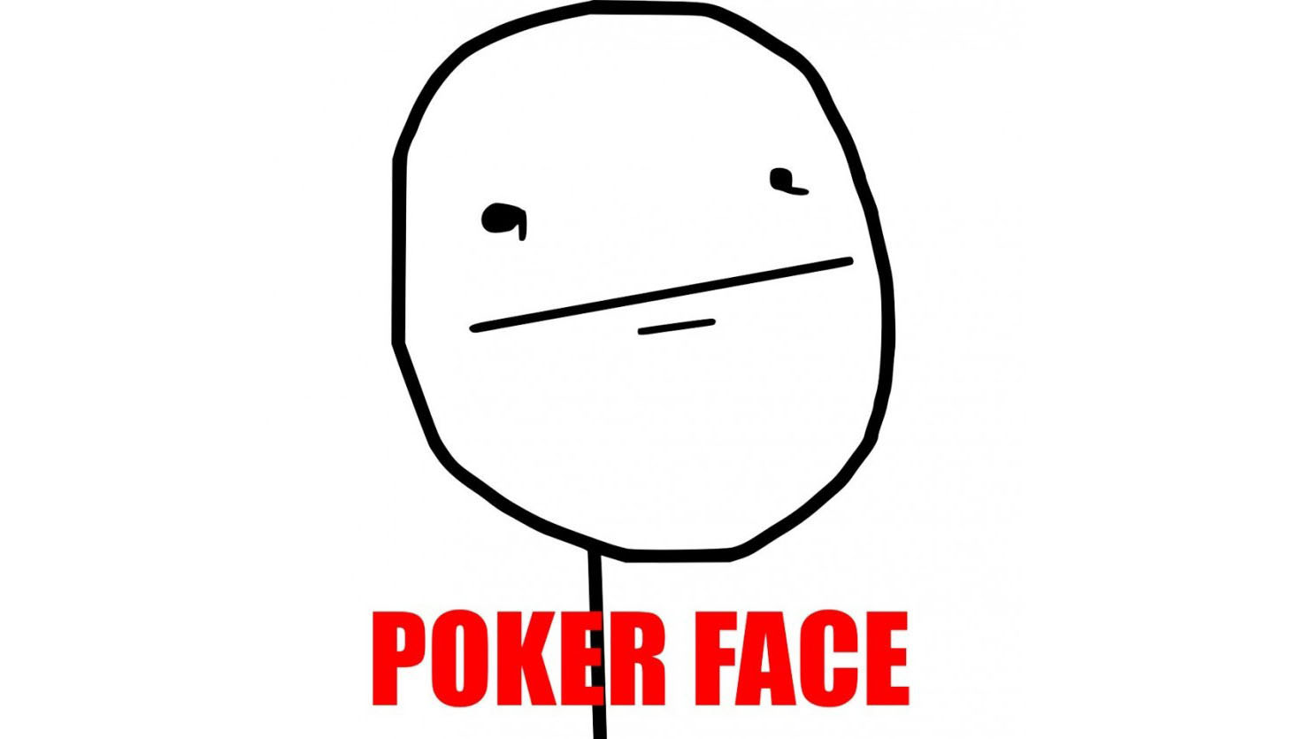 Poker Face (Rage Comics) Meme Template