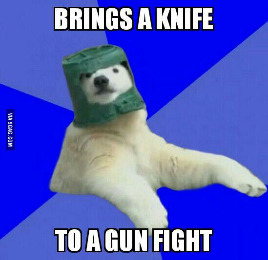 Poorly Prepared Polar Bear