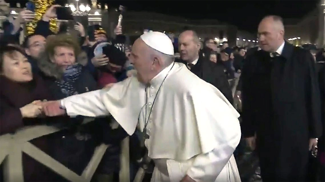 Pope Francis Slap