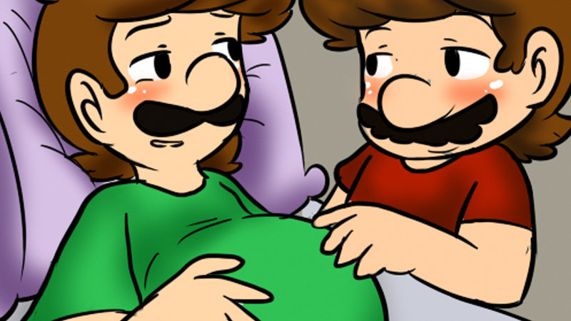 Pregnant Luigi