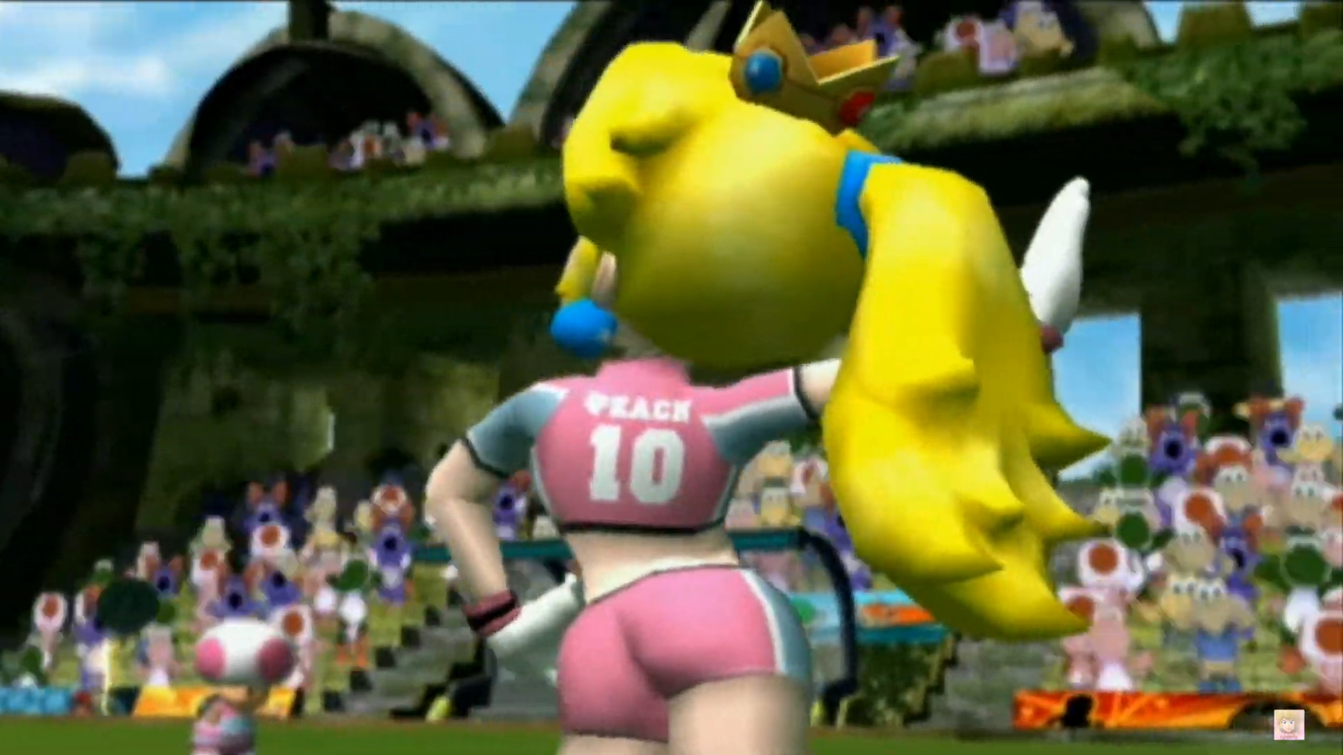 Princess Peach Hand On Hip Pose (Super Mario Strikers)