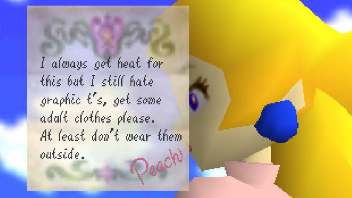 Princess Peach Letter