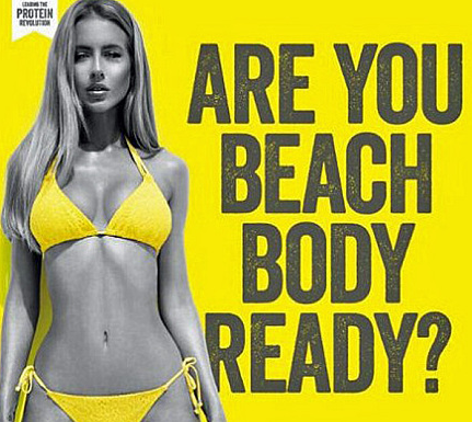 Protein World's "Beach Body Ready" Ad